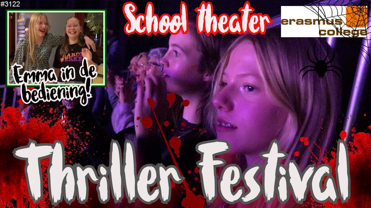 We gaan naar het THRILLERFESTIVAL op het ERASMUS College in Zoetermeer. Wie kom ik TEGEN?   #3122
