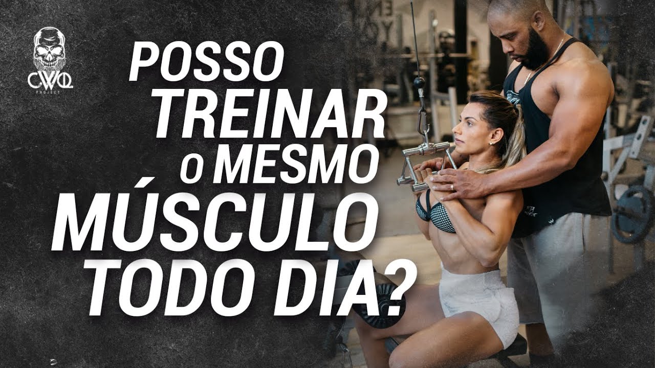 Posso treinar o mesmo músculo todo dia? 