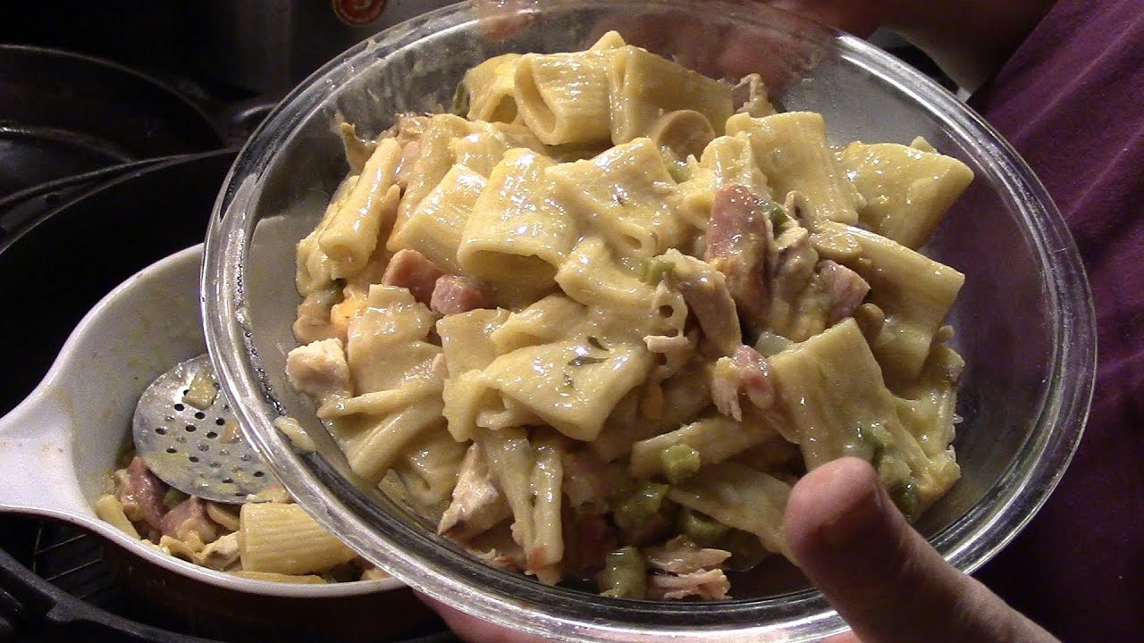 Woodstove Cooking! Cordon Blue Chicken Casserole!