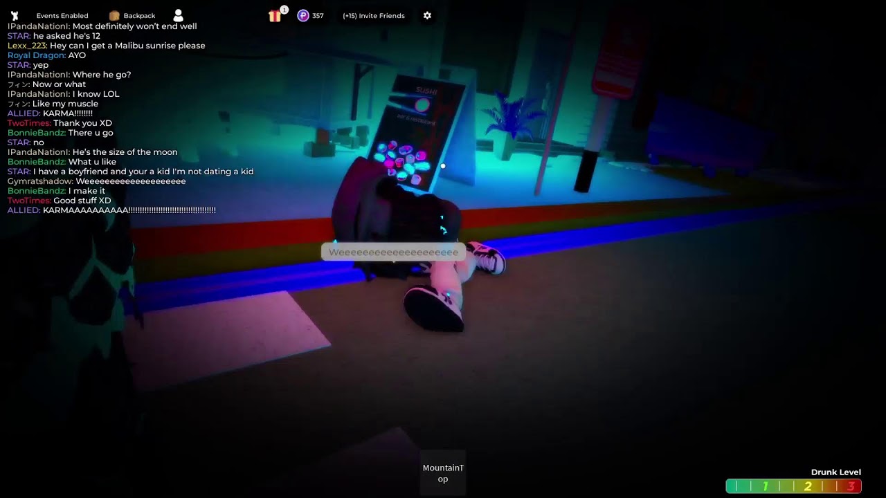 Roblox playing hypershot and midnight chasers mostly