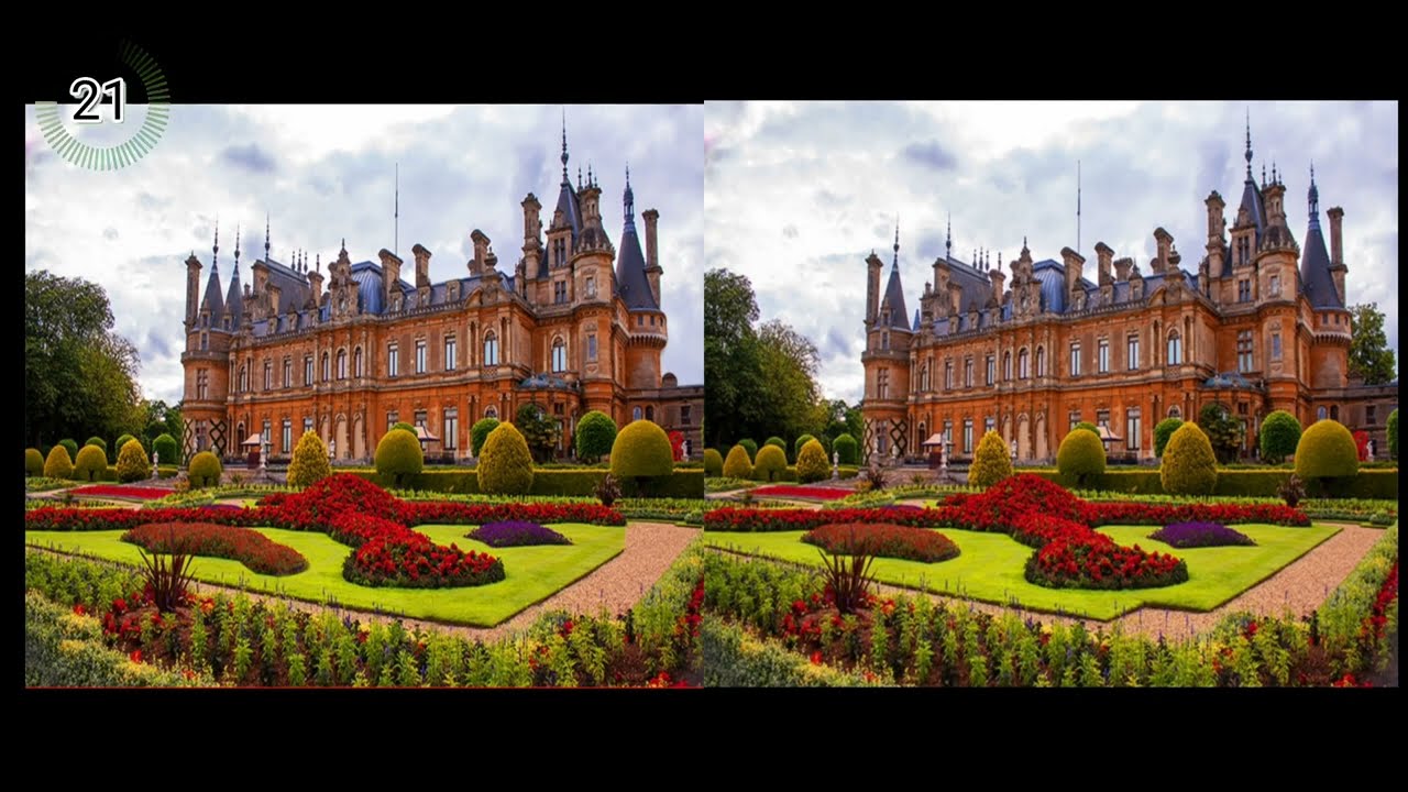 FIND THE DIFFERENCE OF THE CASTLE#puzzlegame #difference#findthedifference1