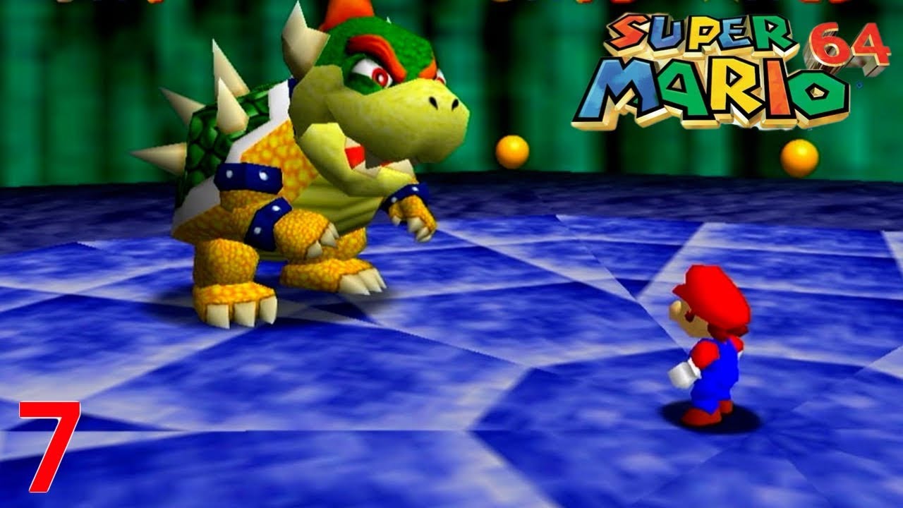 Super Mario 64, часть 7. Проникновение в убежище врагов.