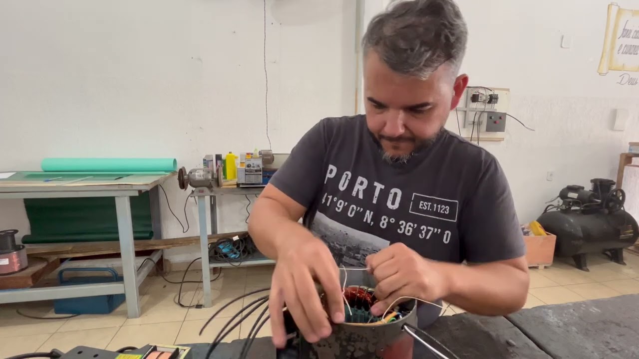 Motor el&eacute;trico para compactador de solo (sapo) transforma&ccedil;&atilde;o de combust&atilde;o x el&eacute;trico