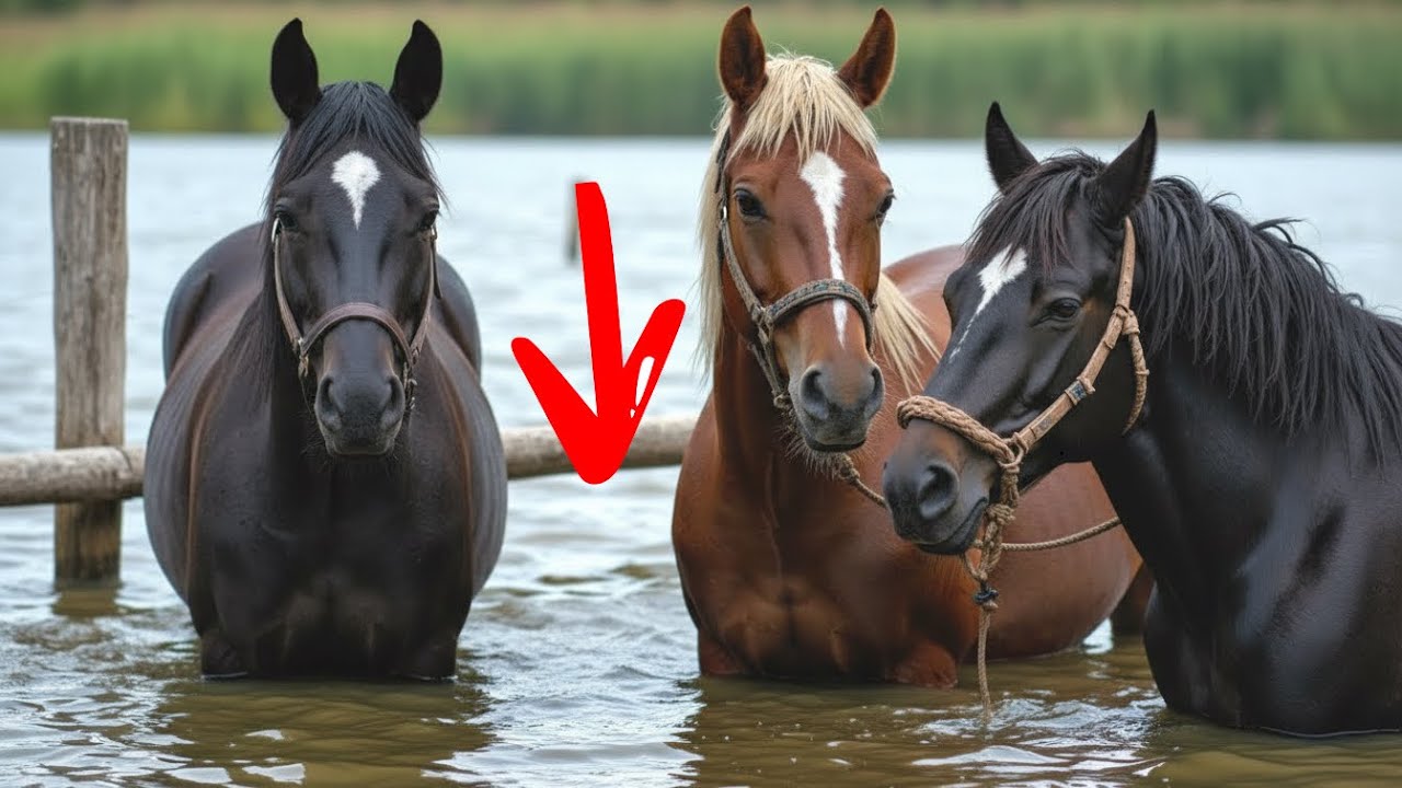 He Drove Straight Into the Storm… and Found 12 Horses Abandoned to the Hurricane