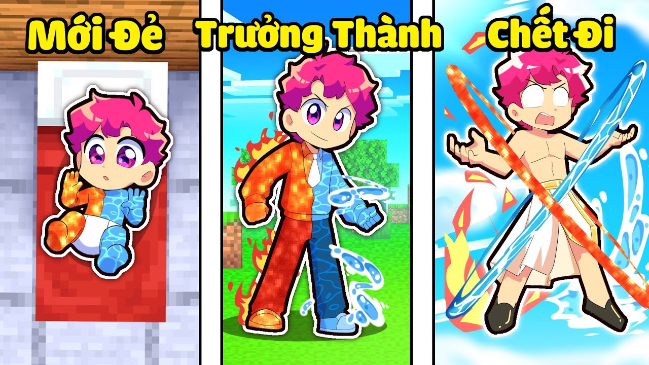 Cuộc Đời Của THẦN NGUYÊN TỐ Trong Minecraft 😨🤩