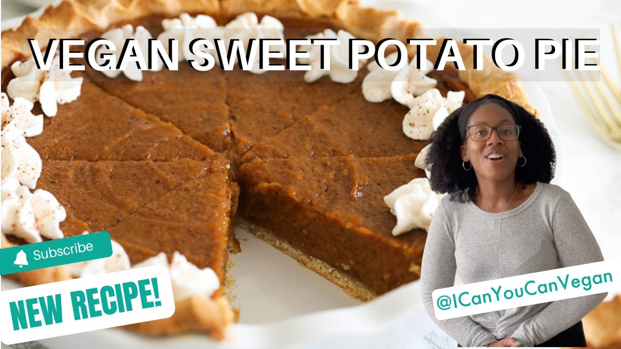 EASY VEGAN SWEET POTATO PIE! 🥧🍠
