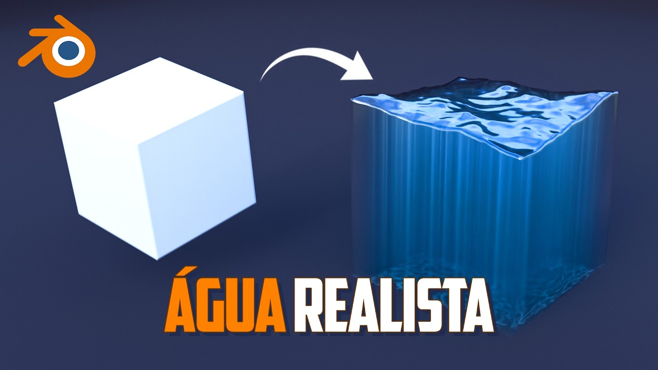 ÁGUA HIPER-REALISTA em 3D com Blender (passo-a-passo)
