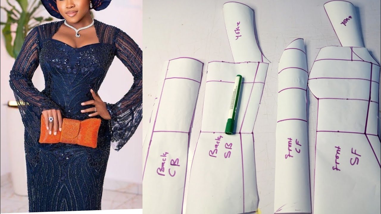 HOW TO CUT A BUSTIER WITH QUEEN ANN NECKLINE ( detailed tutorial for beginners)
