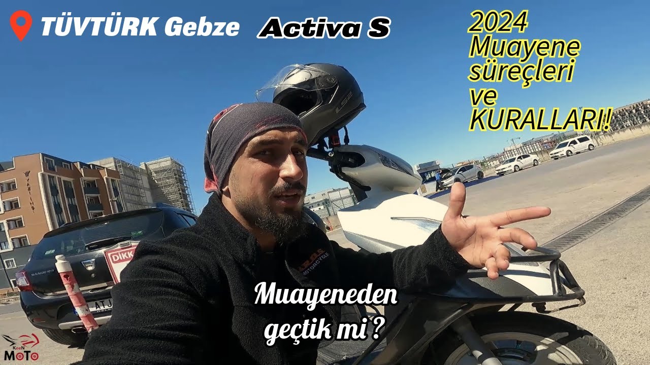 MOTORUMUN MUAYENESİ BİTTİ / 2024 MOTOSİKLET MUAYENE KURALLARI? / TÜVTÜRK