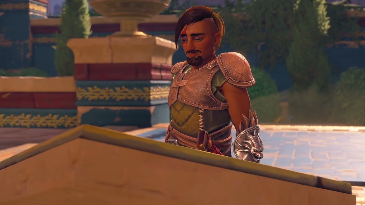 La diosa de la sabiduría en Immortals Fenyx Rising