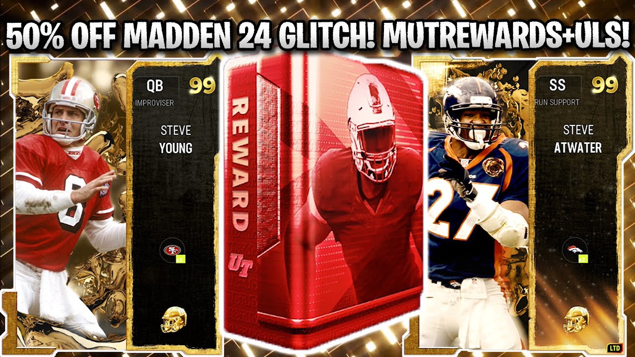 50% OFF MADDEN 24 GLITCH! MUTREWARDS AND ULTIMATE LEGENDS!