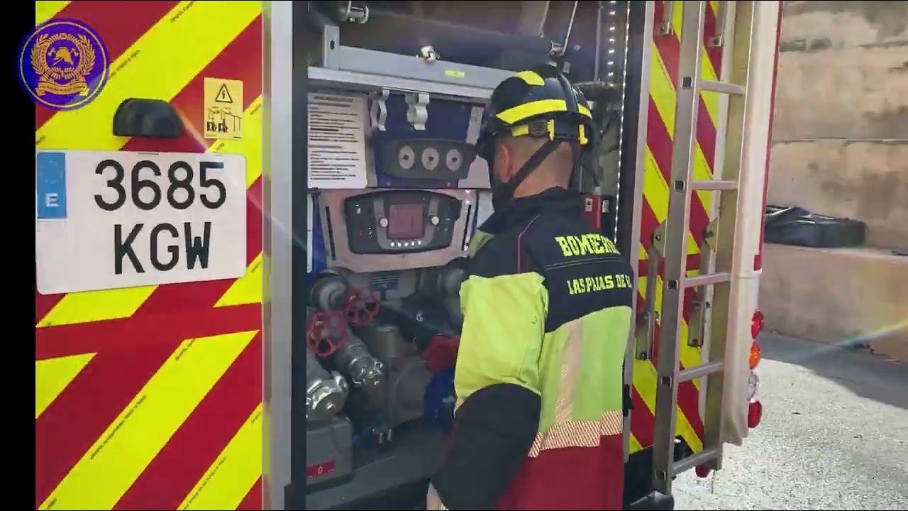 Resumen de un día de guardia en Bomberos de Las Palmas de Gran Canaria.