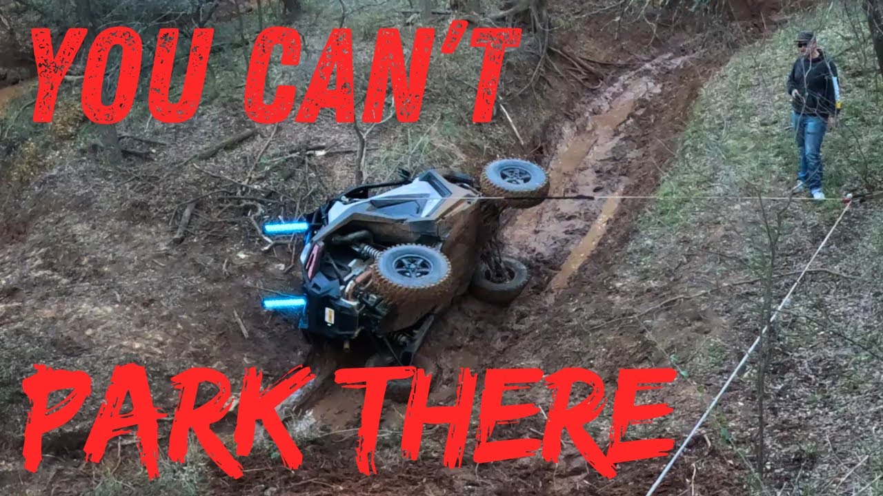This Rzr decided to roll over and take a nap!