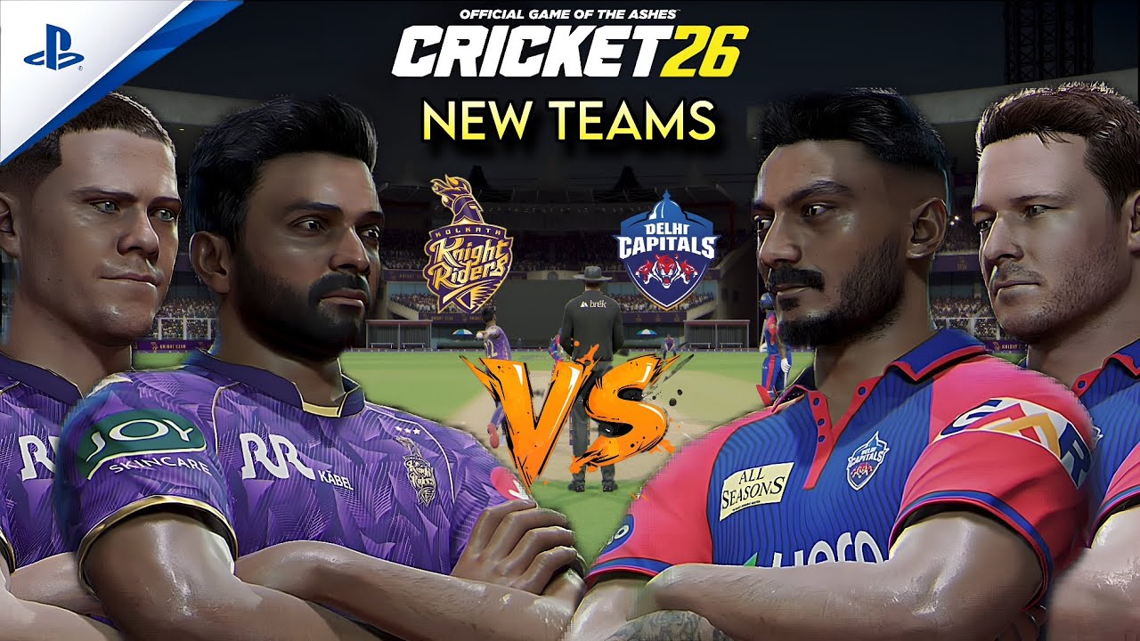 Cricket 26 | KKR vs DC | IPL 2026 New Teams 🔥 200+ Run FEST Ends on LAST BALL! 😱