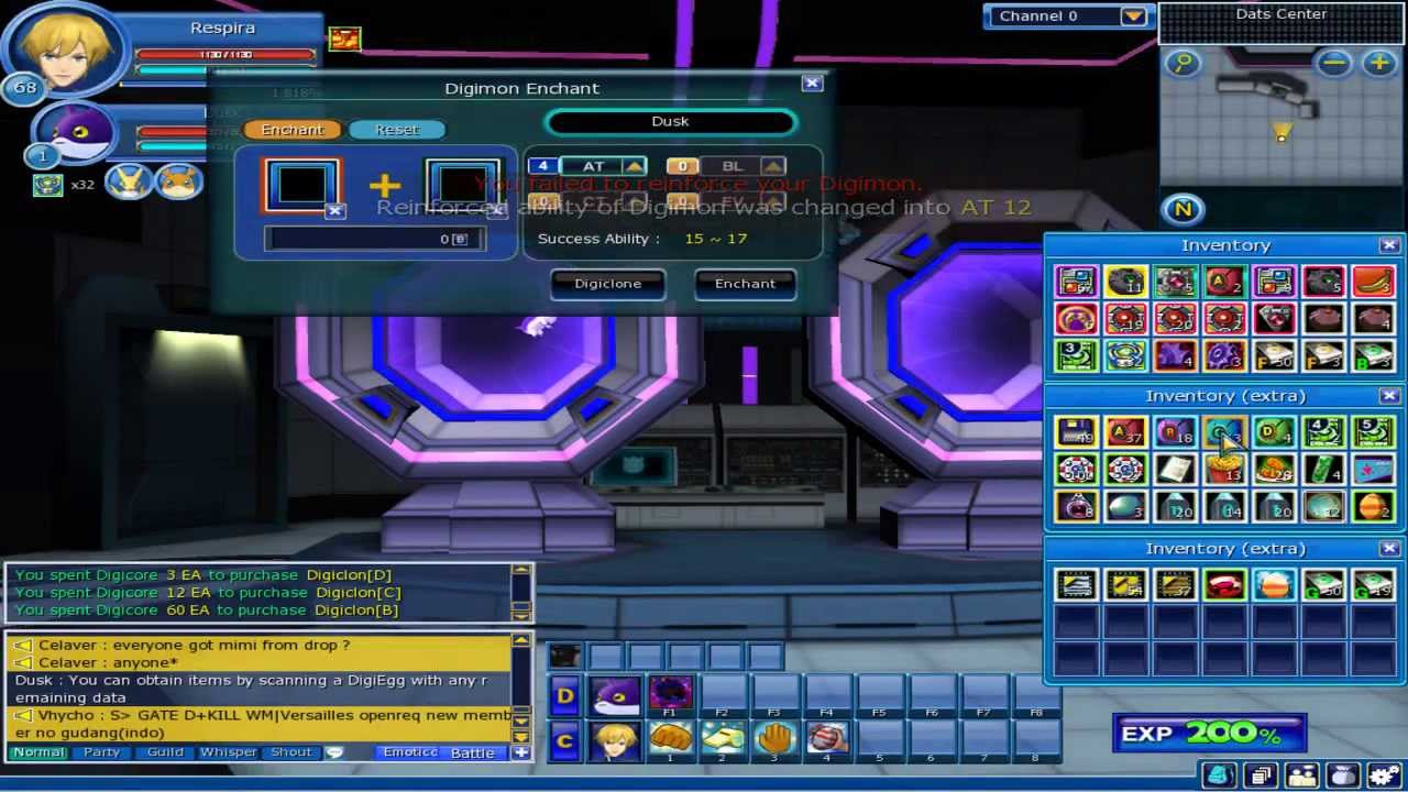 Digimon Masters Online - Cloning Tsukaimon [12/12]!