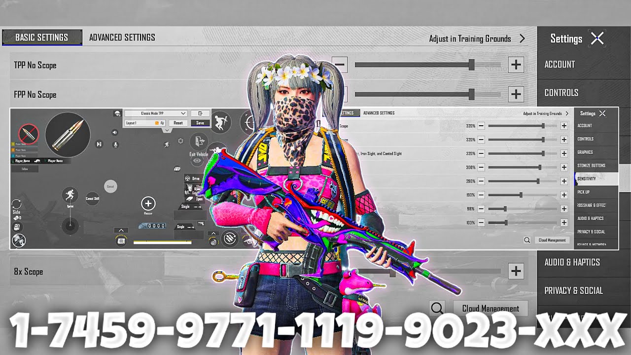 Bgmi Sensitivity Settings 🔥2026 Zero Recoil Sensitivity Code in Bgmi/Pubg | Bgmi 4.5 Sensitivity