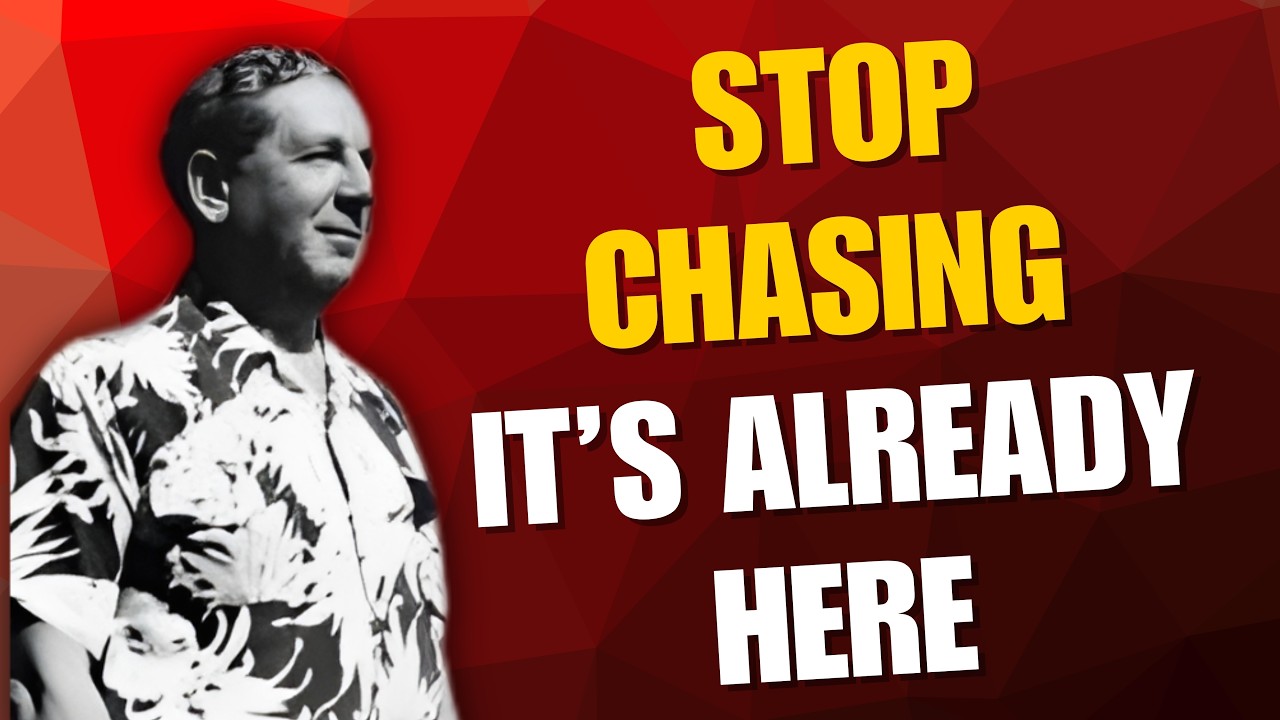 JOEL S. GOLDSMITH: The SHOCKING TRUTH — STOP CHASING, EVERYTHING IS ALREADY HERE