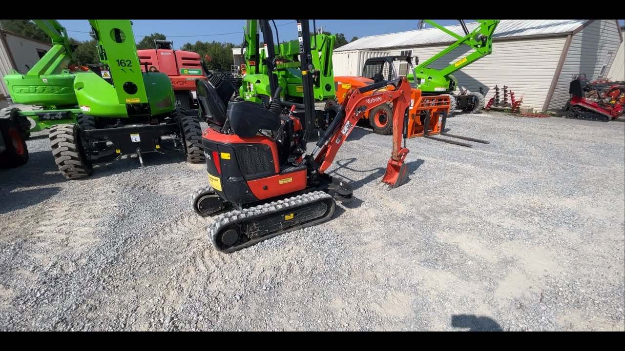A Quick Guide on How to Operate a Kubota U10 Mini Excavator