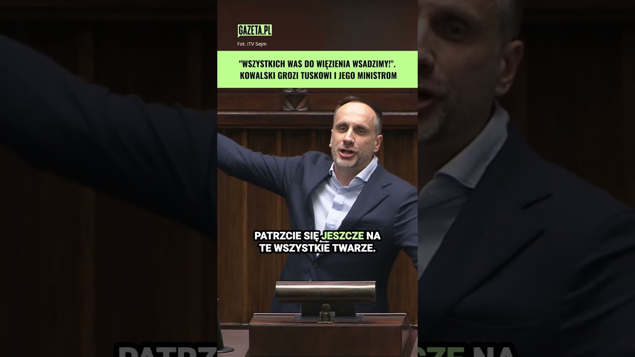 Śmiechy podczas wystąpienia Kowalskiego. 