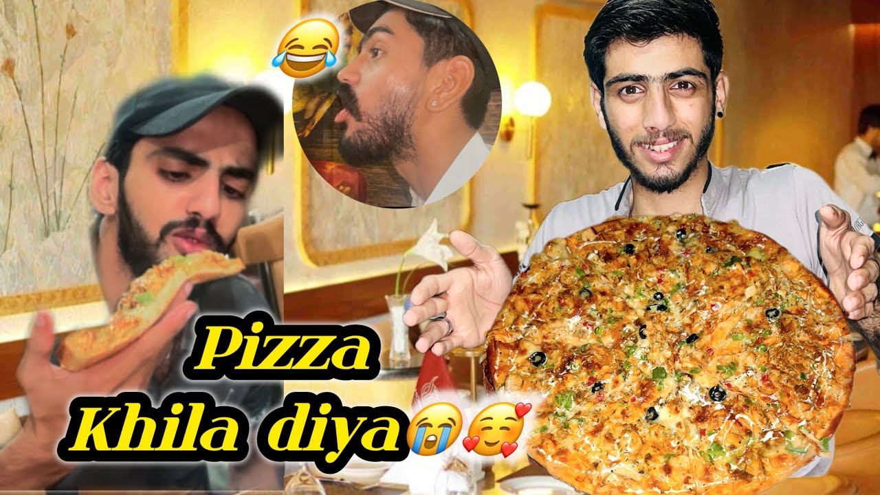 Promise Fulfiled❤️/Doston ko Pizza khila diya||Doger treat Kb dy ga?😤|