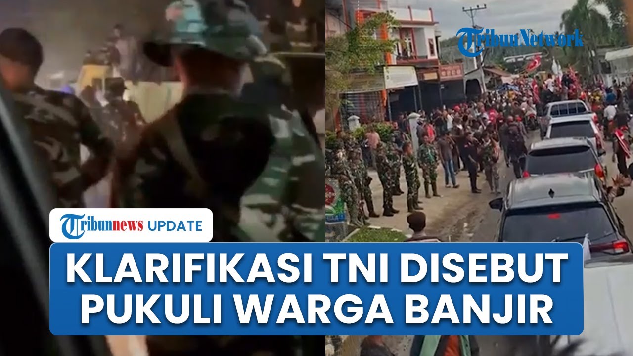Viral Video Prajurit TNI Ricuh dengan Warga yang Bawa Bantuan ke Aceh Tamiang, Kapuspen Buka Suara