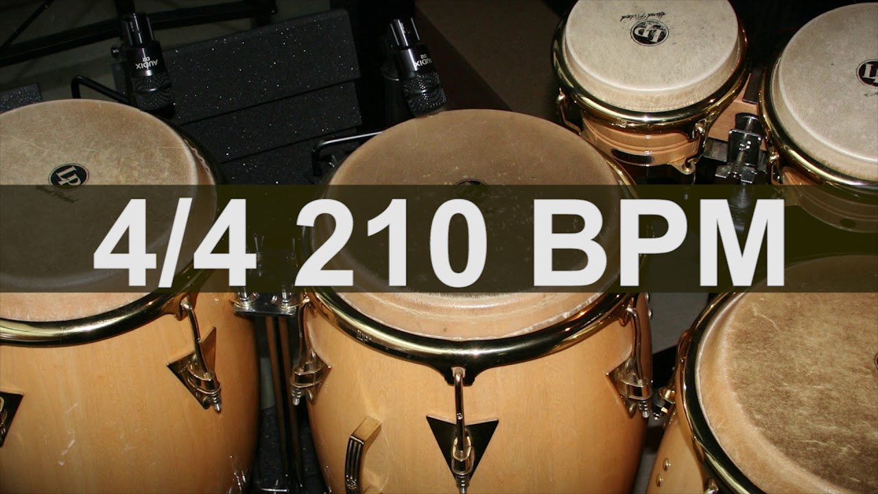 🔴 210 BPM Latin Percusión Metronome