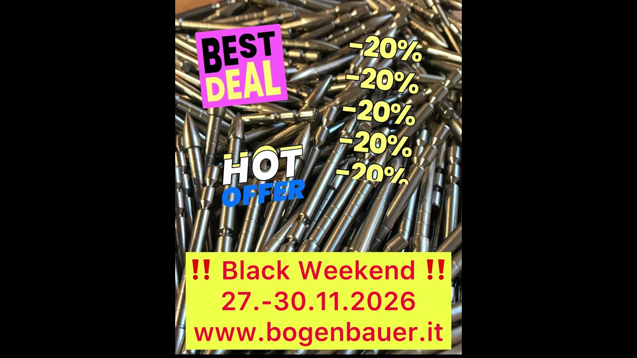 🖤🏹 BLACK WEEKEND SPECIAL – 27.–30. November 2025 🏹🖤
