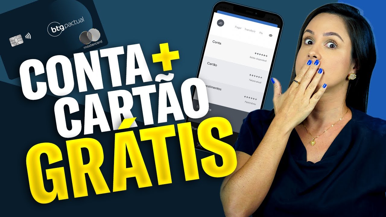 A Melhor Conta Digital GRATUITA + Cartão de Crédito NA PRÁTICA | BTG Pactual