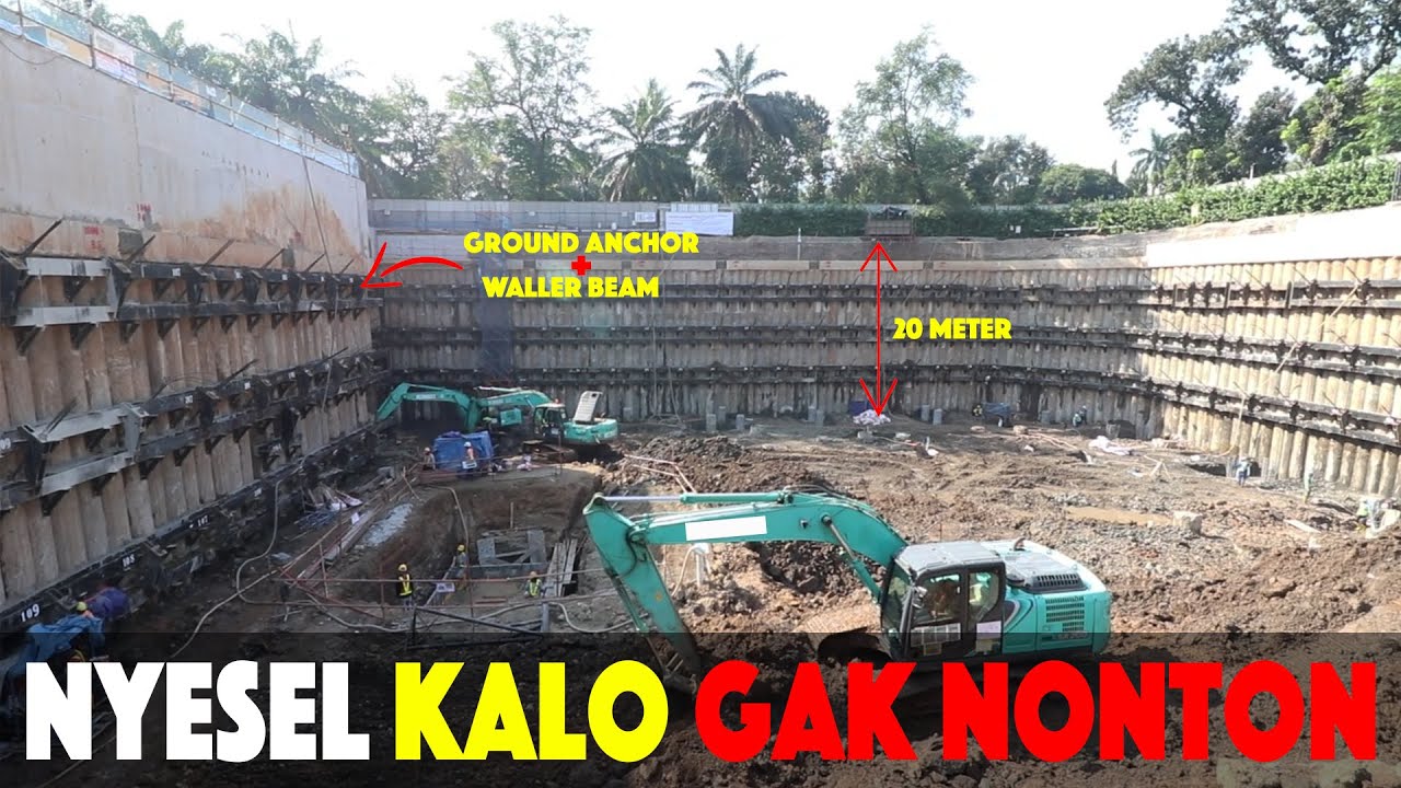TAHAPAN PELAKSANAAN GROUND ANCHOR SEMENTARA | 