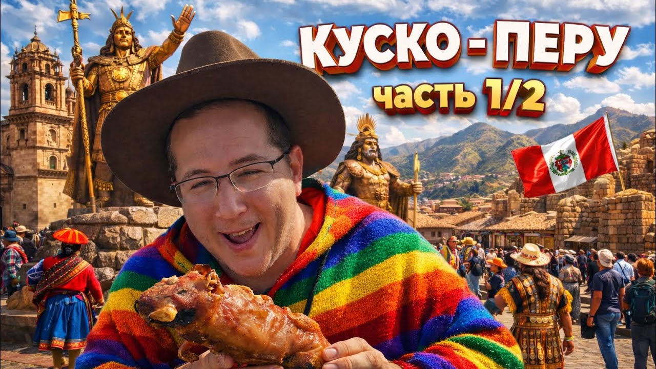 Куско - Перу: прогулка по древнему городу и моя первая морская свинка 🐹 🇵🇪