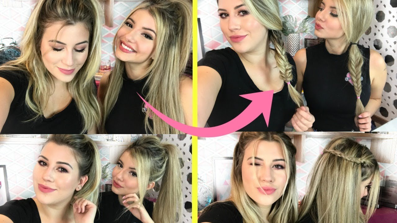 Atrasada?PENTEADOS para Cabelo Curto e Longo!Todo Dia/ESCOLA com Niina Secrets !| Michelle Almendra