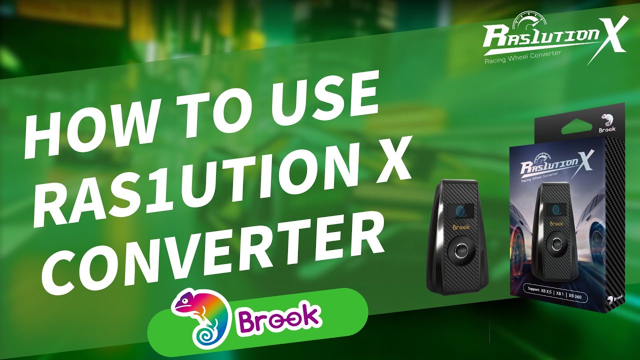 How To Use【Ras1ution X】 Racing Wheel Converter