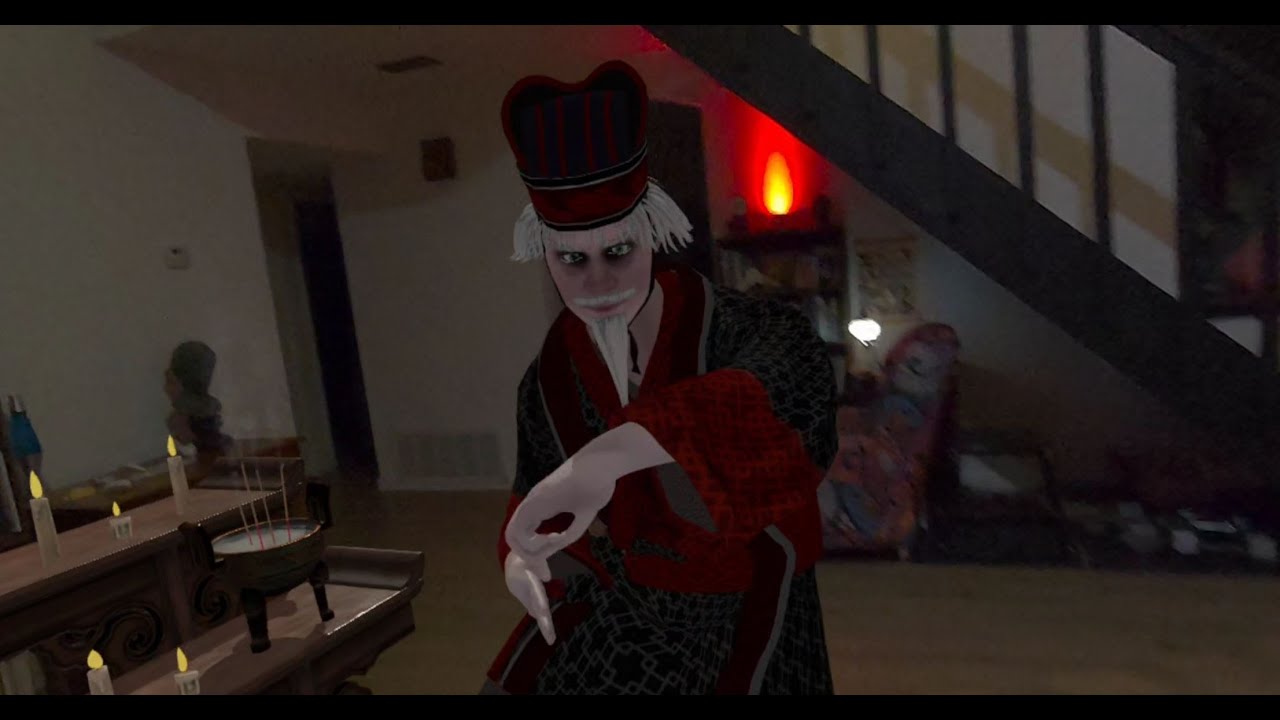 The High Priest VS My Living Room On NYE (mixed reality)
