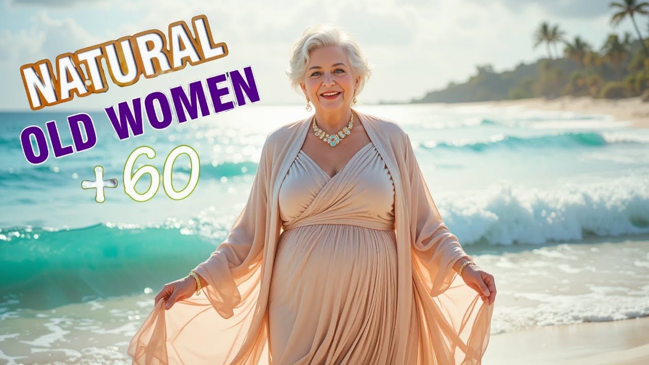 Естественный стиль для женщин старше 50 лет, бросающий вызов возрасту: асимметричный воротник-нак...