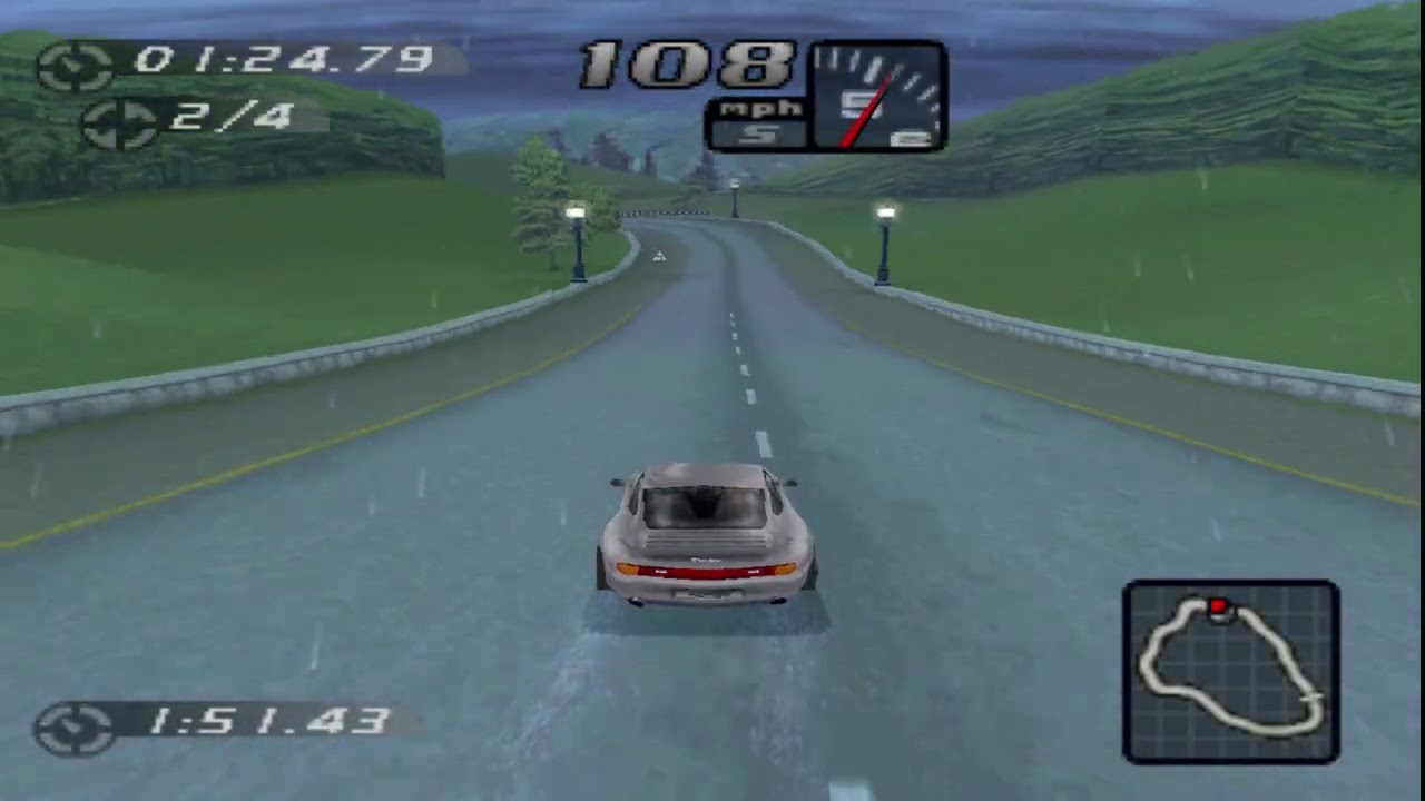 Let's Play Need For Speed High Stakes (PS1 Revisited) - Celtic Ruins - Hot Pursuit - Porsche 911