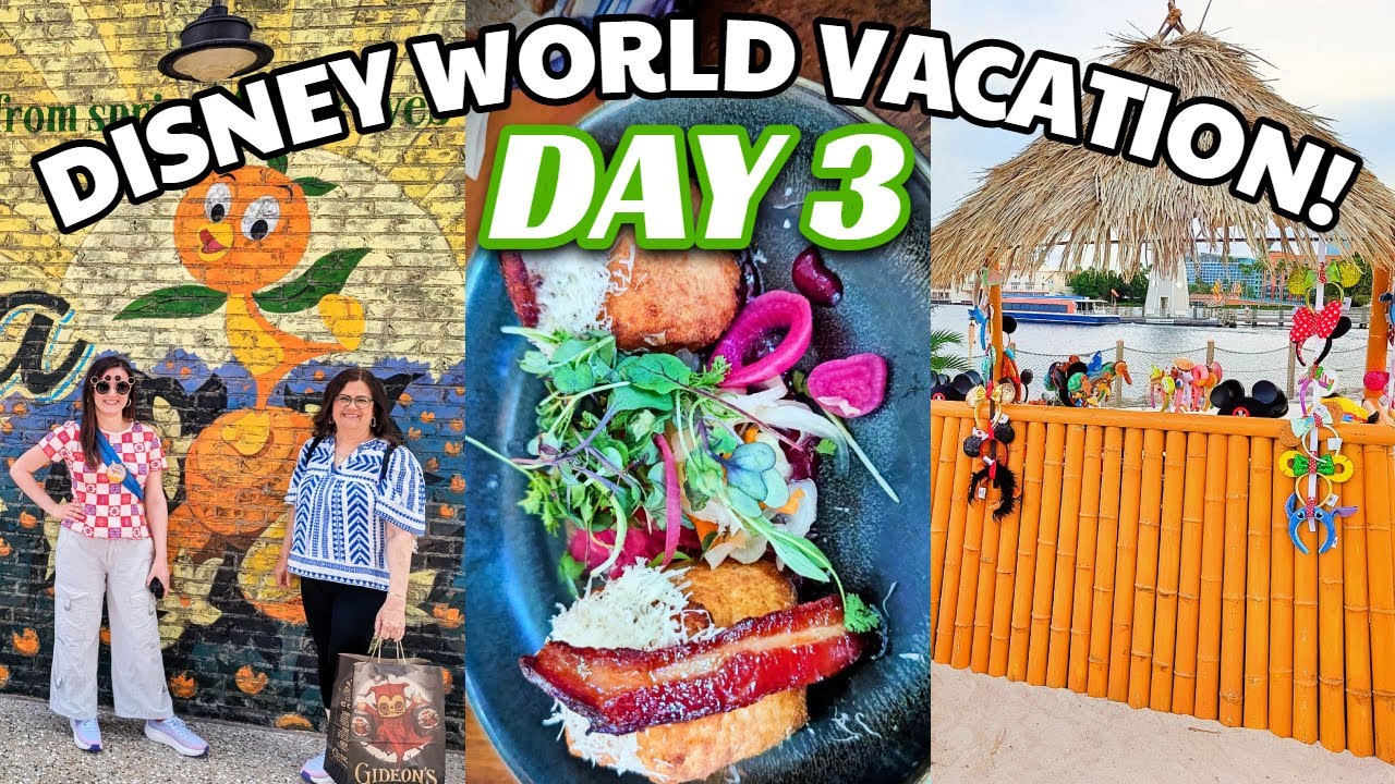 DISNEY SPRINGS VLOG! Raglan Road Irish Food, World of Disney & Beach Party - WALT DISNEY WORLD DAY 3