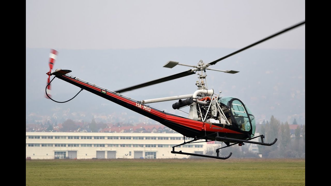 Pilot training with Hiller H-23 Raven at Budaörs airport