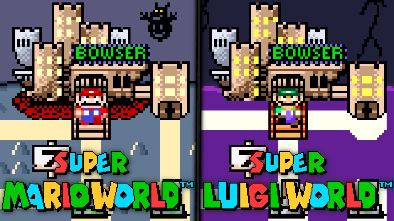 Super Luigi World (SNES) - Valley of Bowser #7. ᴴᴰ