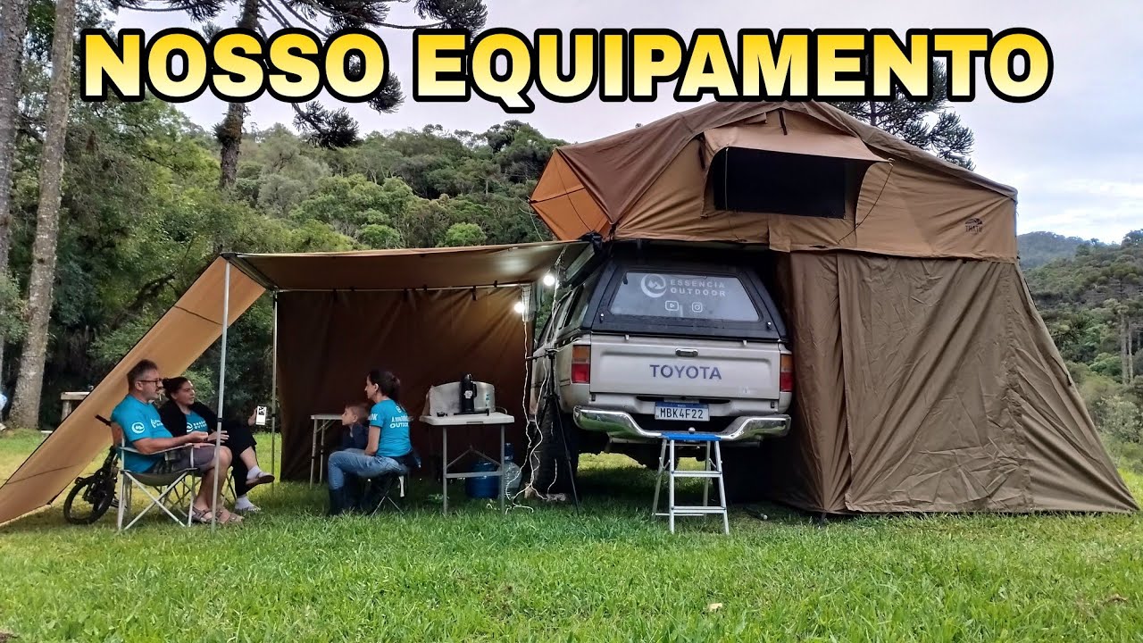 Conheça nosso equipamento THATU TENTS! (BARRACA DE TETO + ANEXO + TOLDO LATERAL)