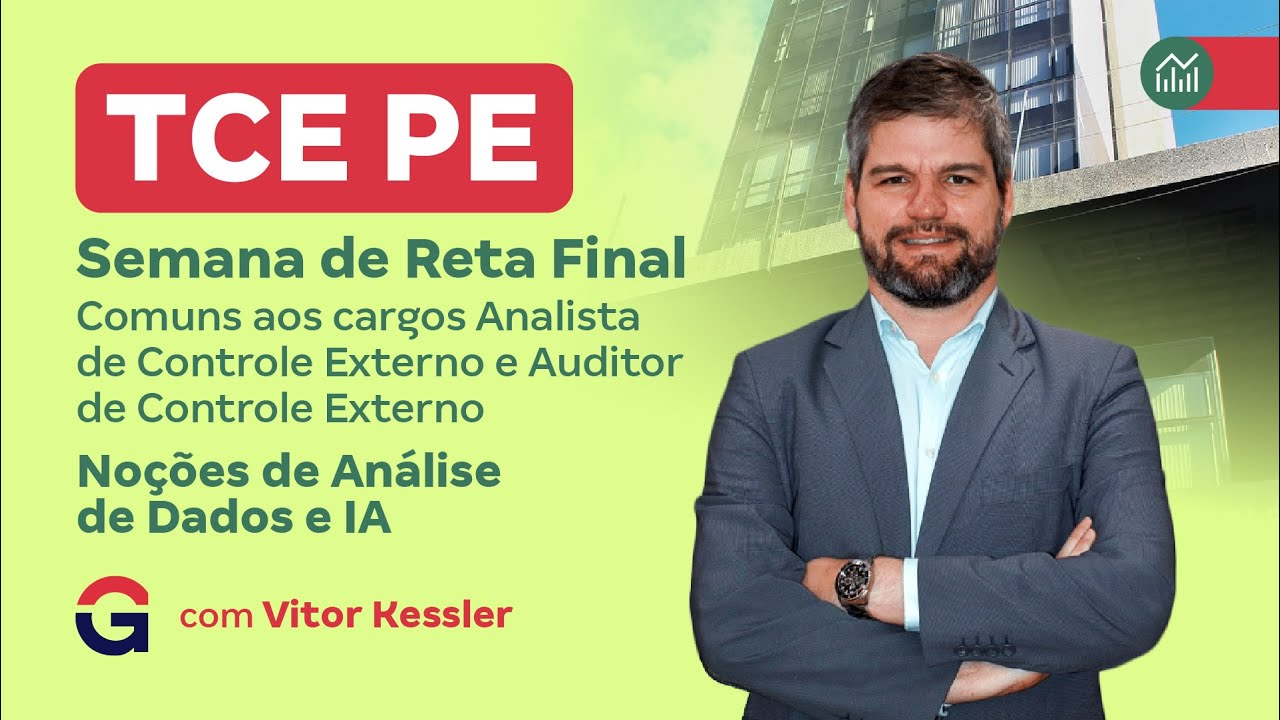 Concurso TCE PE | Semana de Reta Final | Noções de Análise de Dados e IA
