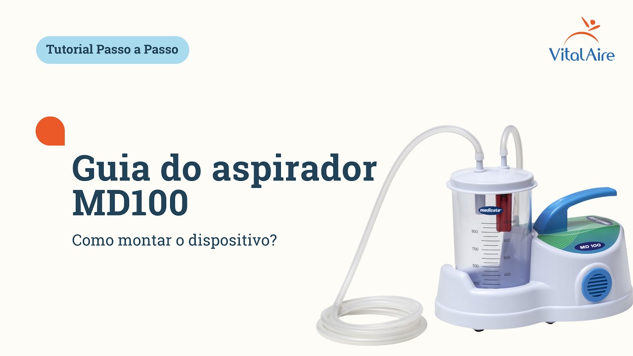 Aspirador MD100 - Medicate: Instruções de Uso
