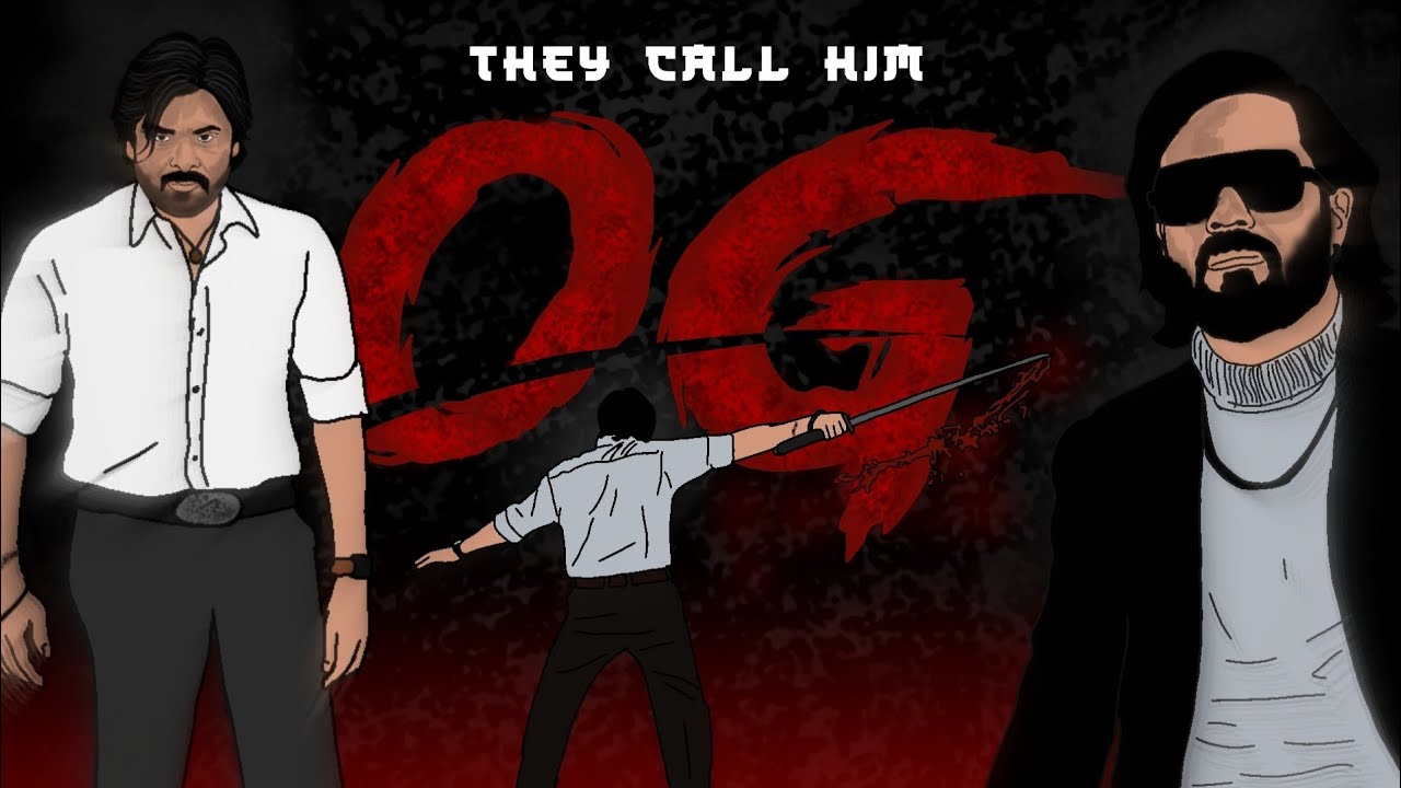 🦅They Call Him OG 🩸 Blood bath scene 2D animation | Pawan Kalyan katana fight scene