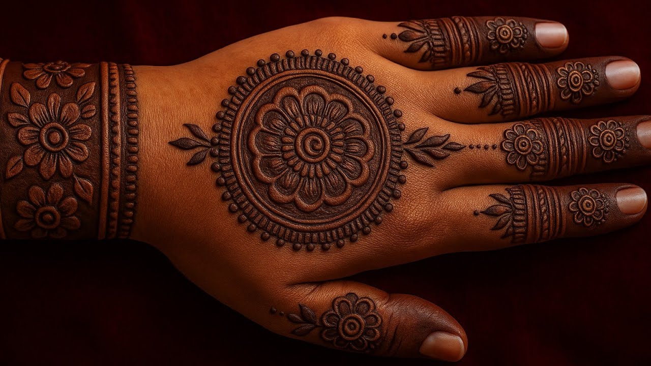 Very Beautiful Stylish Back Hand Mehndi Design ||Easy & Simple Mehandi Designs ||Henna Design 