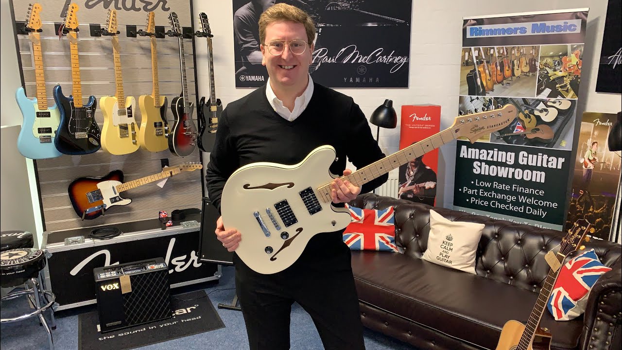 Squier Affinity Starcaster - Demonstration And Reasons To Buy With James From Rimmers Music