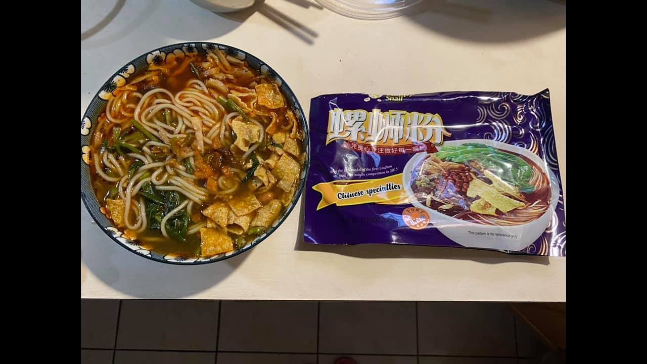【螺蛳粉】好欢螺螺蛳粉 紫色包装出口版煮粉过程和试吃（有声）$5 off use my link below to sign up.