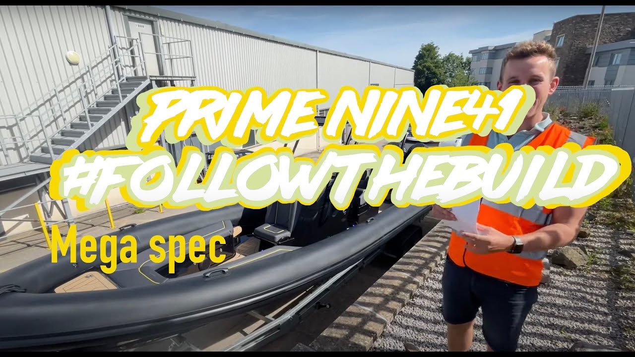 Ribeye Boats #followthebuild - Custom all-black PRIME NINE41 with twin 300hp Yamaha Engines
