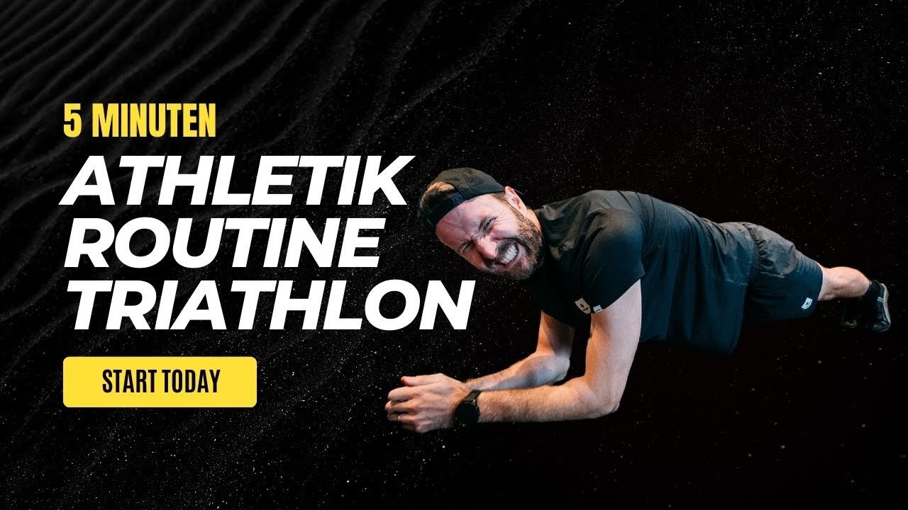 5 MINUTEN ATHLETIK ROUTINE für jeden Tag I SCHWIMMEN RADFAHREN LAUFEN