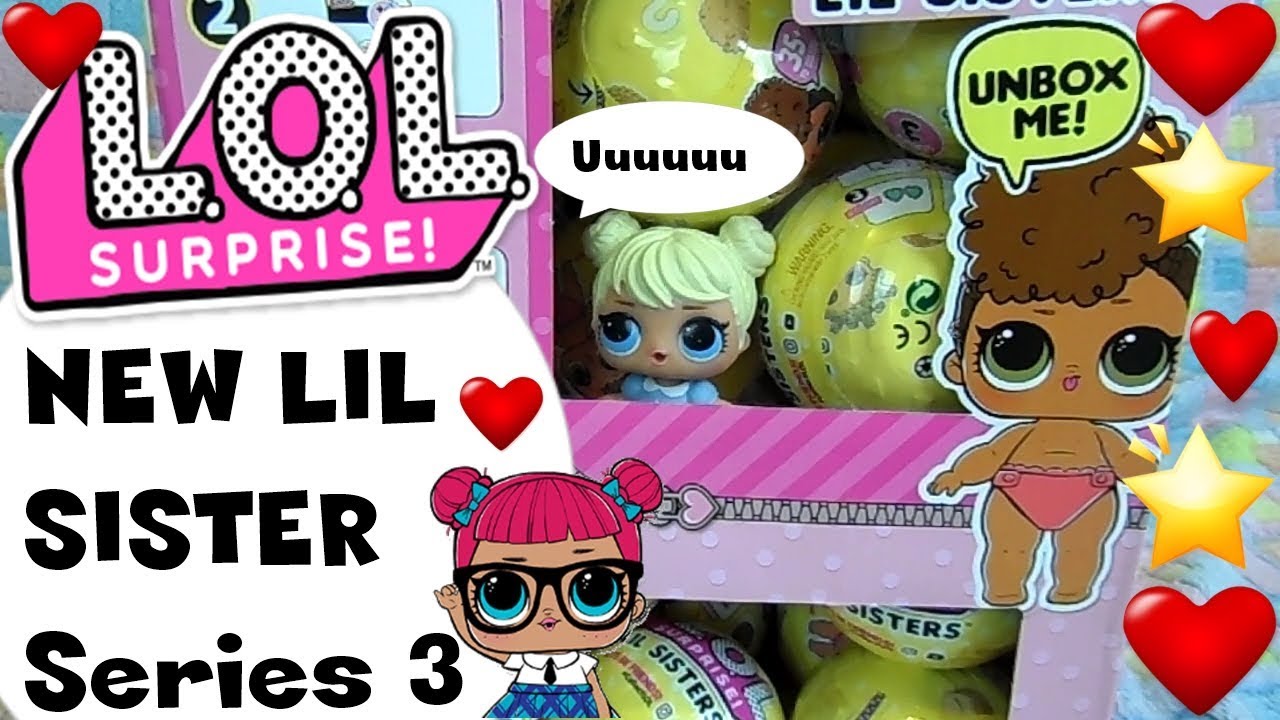 LOL SURPRISE #43 LIL SISTER serie 3 Buffissima ^_^ Unboxing By Lara e Babou
