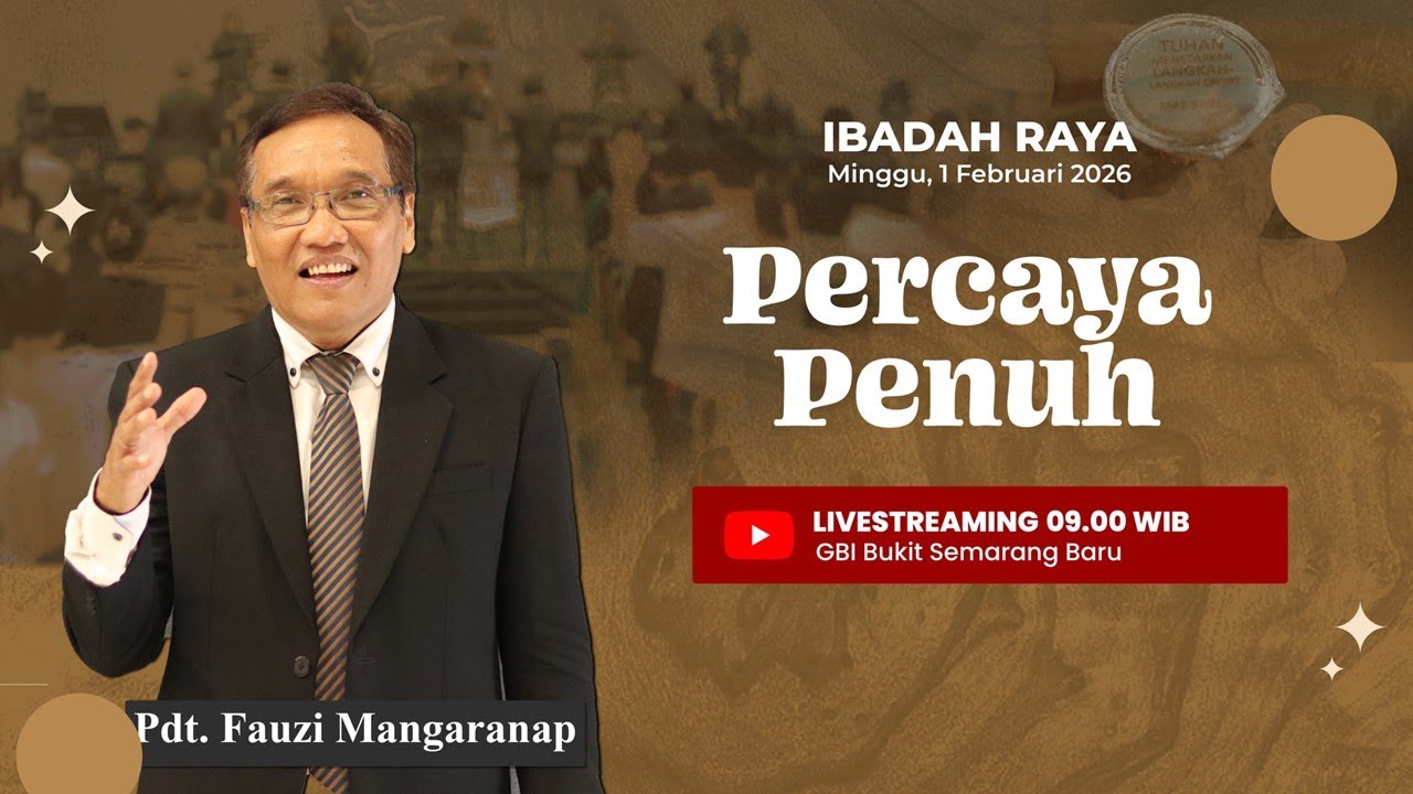 Ibadah Raya - Pdt. Fauzi Mangaranap || Minggu, 1 Februari 2026