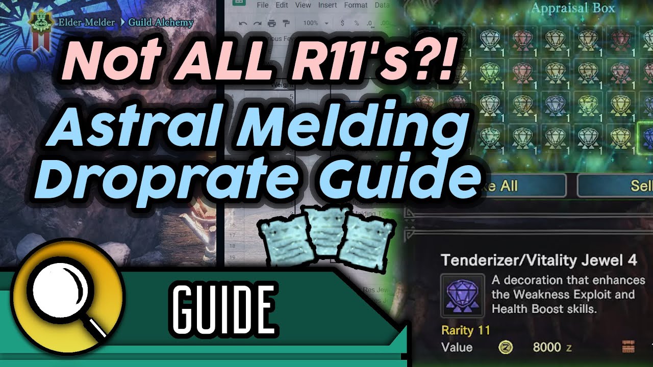 Astral Melding Tickets - Complete Droprate Breakdown - Possible Decorations with Percentage Chances